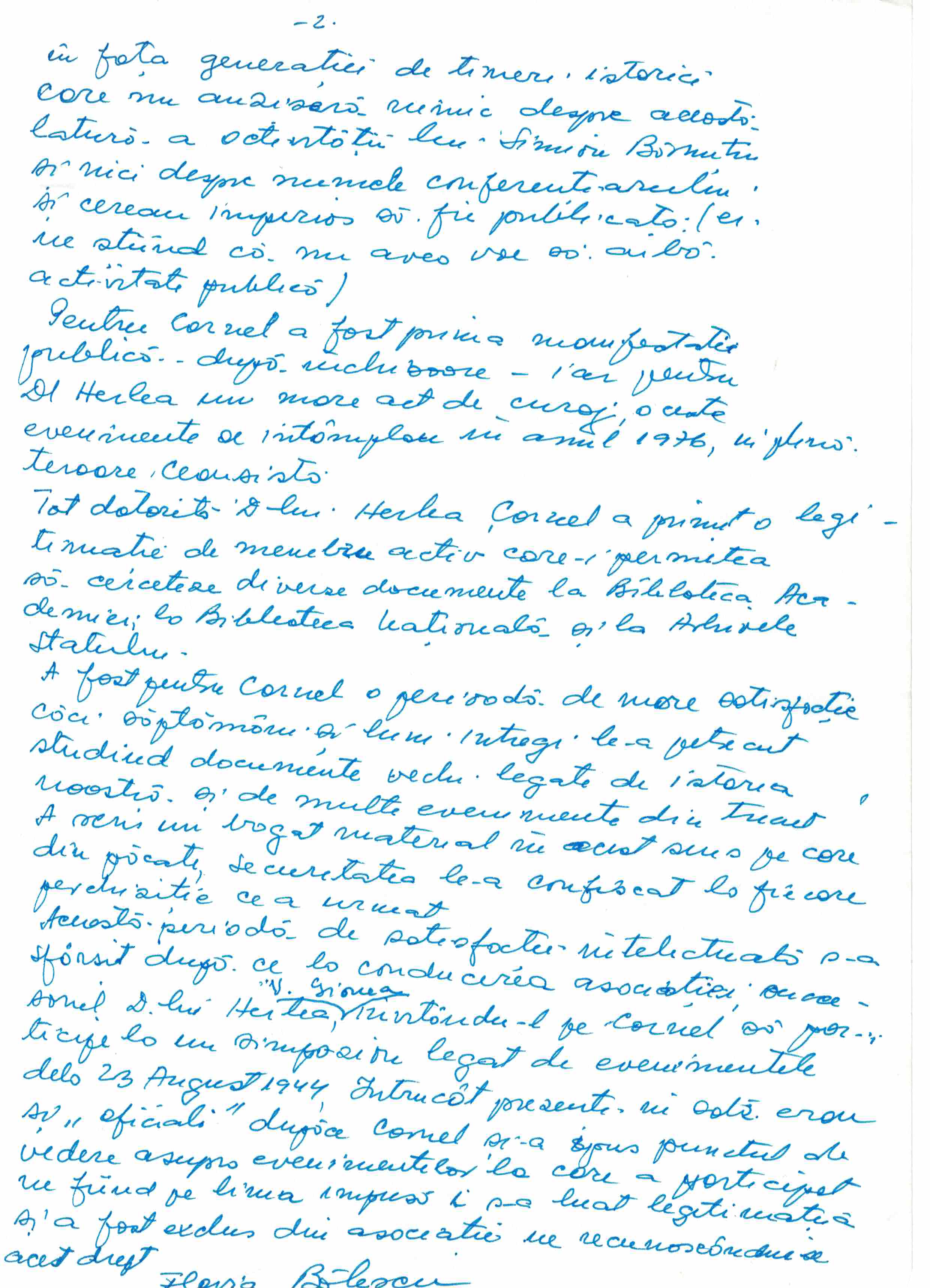 Corneliu Coposu scrisoara Flavia Balescu p2 1996